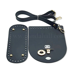 1 Bag Handmade PU Leather Crochet Shoulder Bag Accessories Kits&nbsp;DIY-CL0001-04A