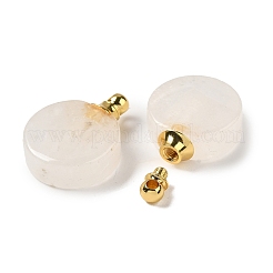 Natural Mixed Gemstone Perfume Bottle Pendants&nbsp;G-Z039-02G