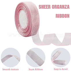 1 Rolls Sheer Organza Ribbon&nbsp;SRIB-CY0001-22A-02