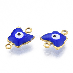 Ion Plating(IP) 304 Stainless Steel Enamel Connector Charms&nbsp;STAS-N092-173A