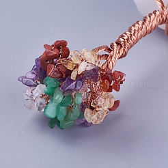 7 Chakra Natural Mixed Gemstone Tree of Life&nbsp;G-P417-01