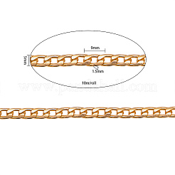 Aluminum Twisted Chains Curb Chains&nbsp;CHA-CJ0001-01G