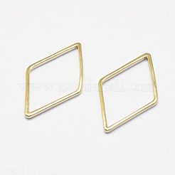 Long-Lasting Plated Brass Linking Rings&nbsp;KK-K193-128G-NF
