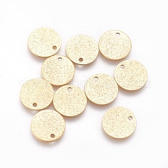 Ion Plating(IP) 304 Stainless Steel Charms&nbsp;STAS-E455-02G-12mm