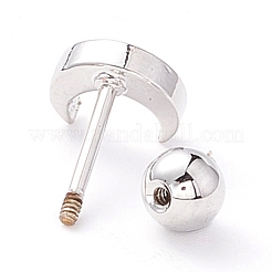 Moon Enamel Stud Earrings&nbsp;LS-EJEW-A065-12P
