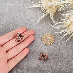 Brass European Beads&nbsp;KK-WH0031-18R