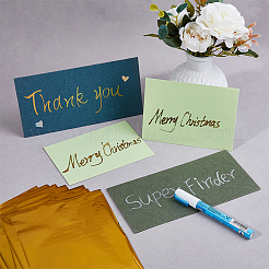 100Pcs 2 Colors PET Stamping Hot Foil Paper&nbsp;DIY-FH0007-26