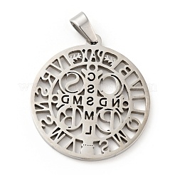 Non-Tarnish 201 Stainless Steel Pendant&nbsp;STAS-E015-14P