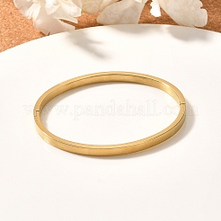 Ion Plating(IP) 304 Stainless Steel Bangles&nbsp;BJEW-E277-42A-G