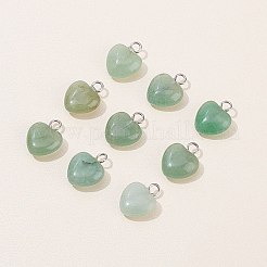 24Pcs Natural Green Aventurine Charms&nbsp;G-BC0001-21B
