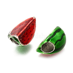 Alloy Enamel European Beads&nbsp;MPDL-F020-01P