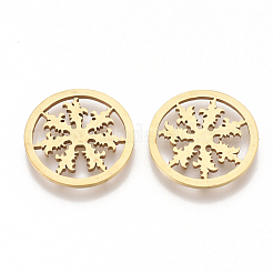201 Stainless Steel Filigree Joiners Links&nbsp;STAS-T044-34G