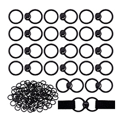 Ring Plastic Front Closure Bra Hook&nbsp;FIND-WH0291-30