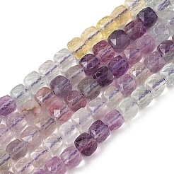 Natural Fluorite Beads Strands&nbsp;G-G991-C01