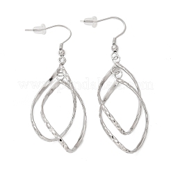Tarnish Resistant 304 Stainless Steel Dangle Earrings&nbsp;EJEW-L215-47P