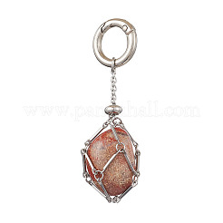 201 Stainless Steel Macrame Chain Pouch Empty Stone Holder Pendant Decoration&nbsp;SA-CJDEA0-P