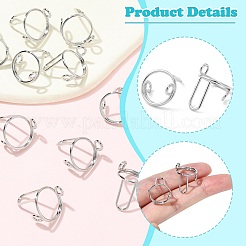 10Pcs Adjustable Brass Rings&nbsp;RJEW-CJ0001-01P