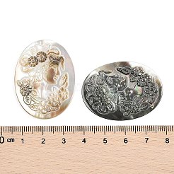 Natural Black Lip Shell Cabochons&nbsp;SSHEL-I026-04B-05
