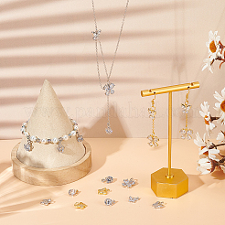 Alloy & Brass Cubic Zirconia Charms&nbsp;ZIRC-AR0001-26