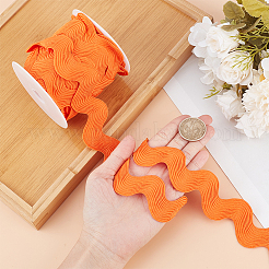 9 Yards Polyester Wavy Fringe Trim Ribbon&nbsp;OCOR-XCP0002-93A