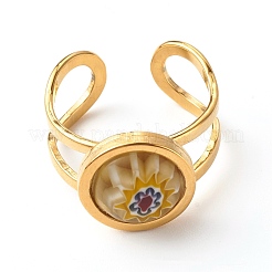 Stainless Steel Cuff Rings&nbsp;RJEW-JR00367