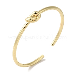 Brass Open Cuff Bangles&nbsp;BJEW-C070-06G