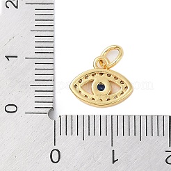 Rack Plating Brass Cubic Zirconia Pendants&nbsp;KK-Z060-03G-02