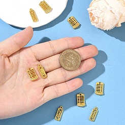 10Pcs 2 Styles Rack Plating Alloy Pendants&nbsp;FIND-YW0010-46