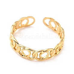 Ion Plating(IP) 304 Stainless Steel Finger Rings&nbsp;RJEW-L102-06G