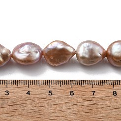 Natural Baroque Keshi Pearl Beads Strands&nbsp;PEAR-P064-08E-04E