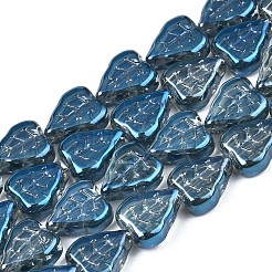Electroplate Glass Beads Strands&nbsp;EGLA-S188-16