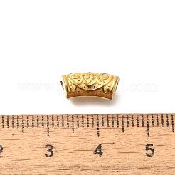 Ion Plating(IP) 304 Stainless Steel Curved Tube Beads&nbsp;STAS-I321-25G