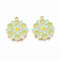 Alloy Enamel Pendants&nbsp;ENAM-E568-12G