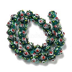 Handmade Lampwork Beads Strands&nbsp;LAMP-N025-05J