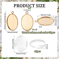 DIY Oval Pendant Kis&nbsp;DIY-PH0033-45