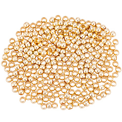 3Bags Brass Crimp Beads&nbsp;KK-BBC0026-09A