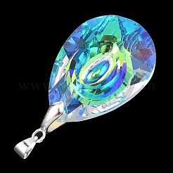 AB Color Plated Glass Pendants&nbsp;PALLOY-JF05680
