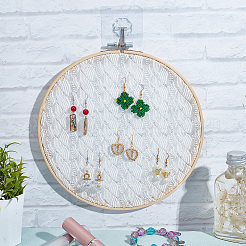 Lace Disc Earring Organizer Holder&nbsp;DIY-WH0399-64B