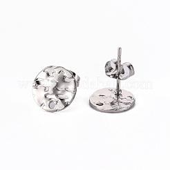 Non-Tarnish 304 Stainless Steel Stud Earring Findings&nbsp;STAS-T052-38B-P