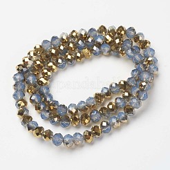 Electroplate Glass Beads Strands&nbsp;EGLA-A034-J2mm-O06