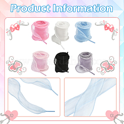 6 Pairs 6 Colors Polyester Shoelaces&nbsp;AJEW-SP0003-12