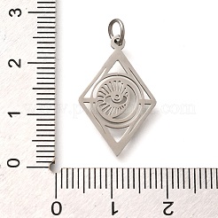 304 Stainless Steel Pendants&nbsp;STAS-Z119-03P