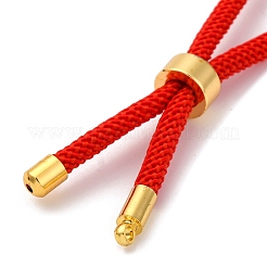 Adjustable Nylon Twisted Cord Bracelet Making&nbsp;MAK-L039-01G