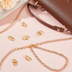 10Pcs Adjustable Zinc Alloy Clip Buckles for Bag Chain Strap&nbsp;FIND-UN0003-76
