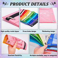 12Pcs 12 Colors Oxford Fabric Pen Bag&nbsp;AJEW-FG0005-16