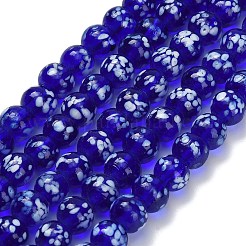Handmade Lampwork Beads Strands&nbsp;LAMP-H071-01B