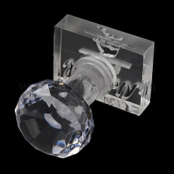 Clear Acrylic Soap Stamps with Handle&nbsp;DIY-XCP0002-91F