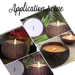 Coconut Candle Holder&nbsp;COCB-WH0001-01