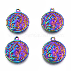 Ion Plating(IP) 201 Stainless Steel Pendants&nbsp;STAS-N098-200M