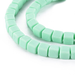 Handmade Polymer Clay Beads Strands&nbsp;X-CLAY-T020-09B